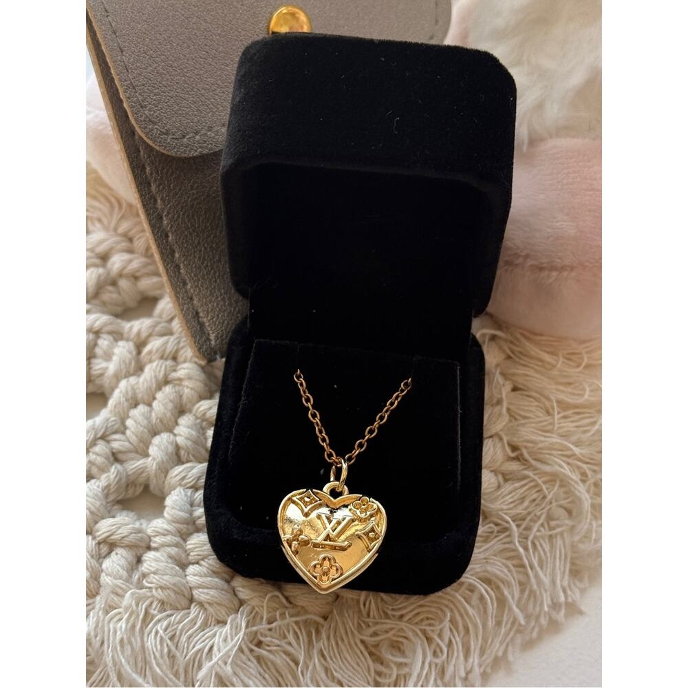 Vintage ONLY 1! LV Upcycled Necklace